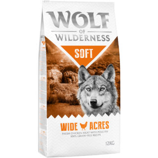 Wolf of Wilderness "Soft - Wide Acres" Huhn - getreidefrei - Sparpaket: 2 x 12 kg