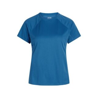 Zebdia Sports Damen SS T-Shirt – Blau, Leichtes, Atmungsaktives Lauf- und Trainingsshirt, Perfekt für sportliche Aktivitäten