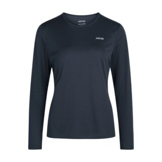 Zebdia Sports Langarm-Tee für Damen in Blau, Größe L - Ideal als Zwischenschicht für Sport und Freizeit
