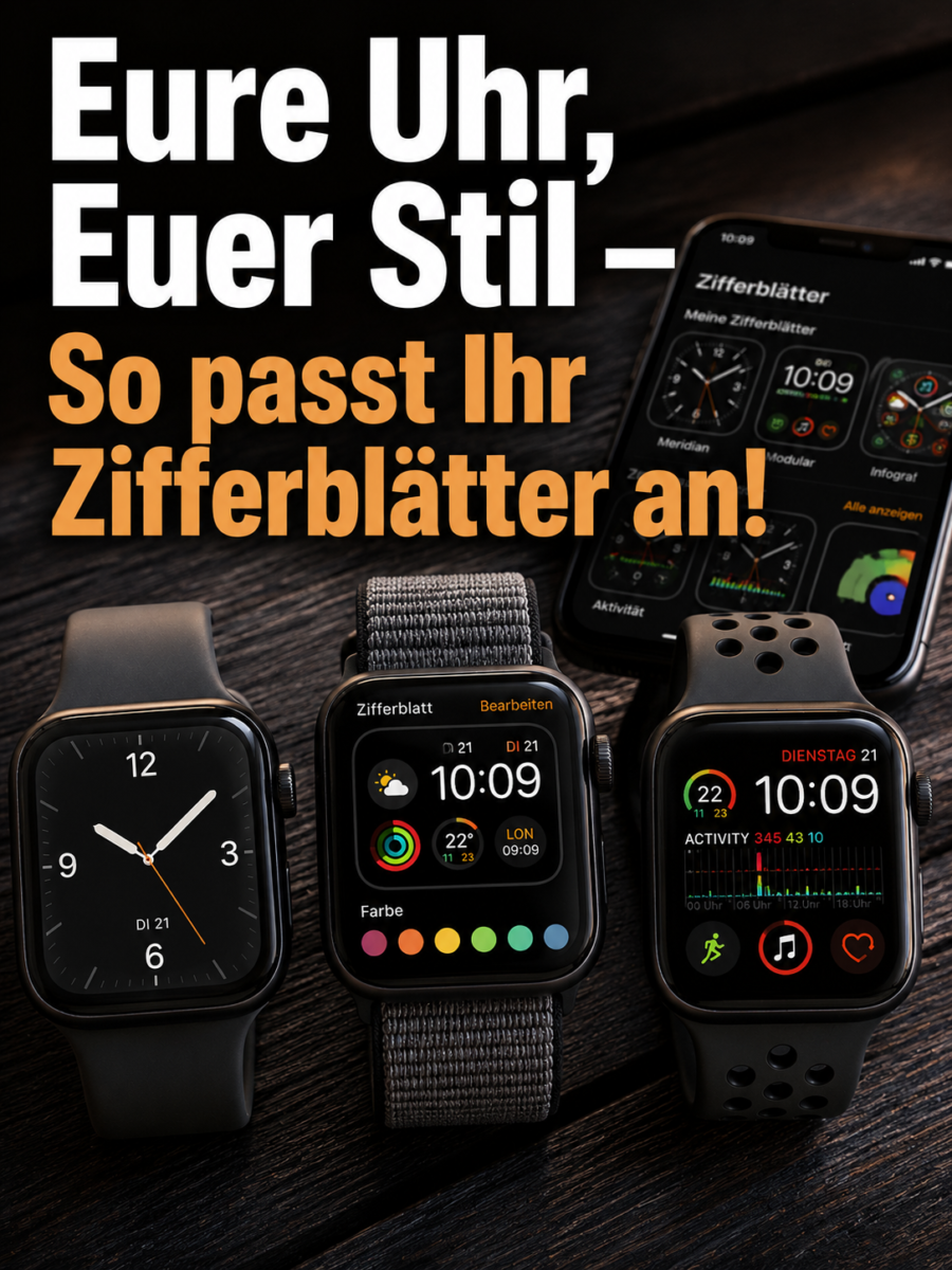 artikel apple zifferblätter apple watch einstellen