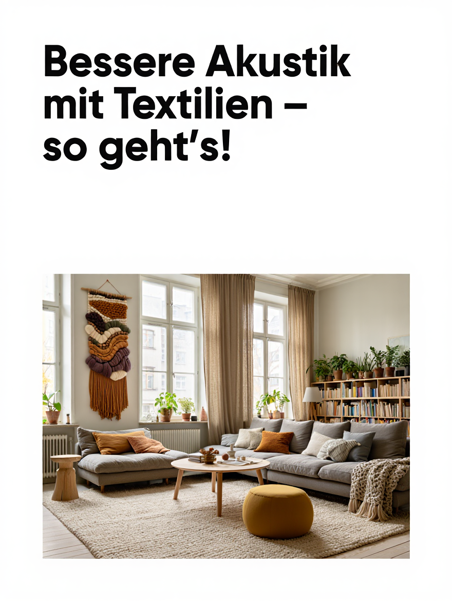 artikel haushalt bessere akustik mit textilien