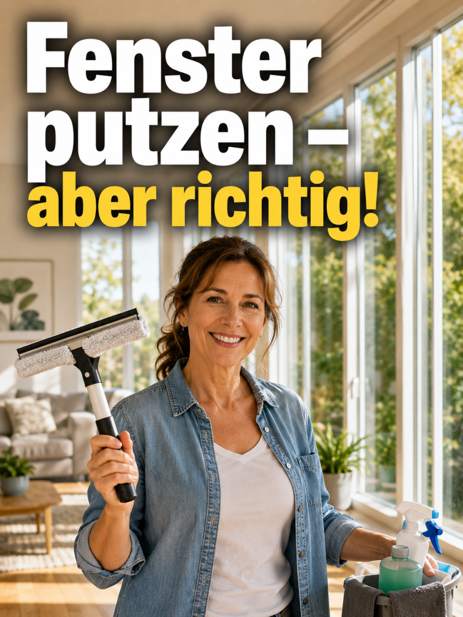 artikel haushalt fensterputzen aber richtig