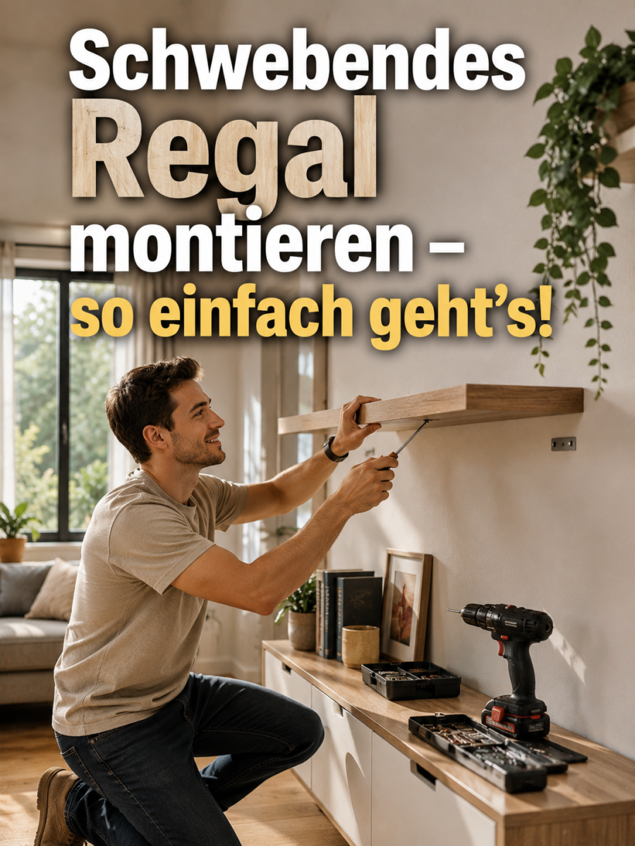 artikel haushalt schwebendes regal montieren