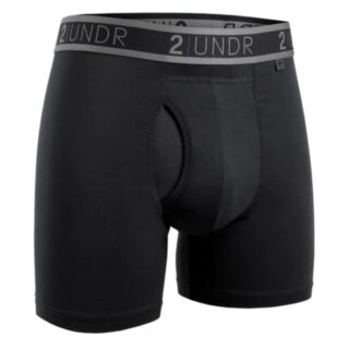 2UNDR Sport Shift Boxer für Herren Gr. L - Schwarz, atmungsaktive Unterwäsche für optimalen Komfort beim Sport
