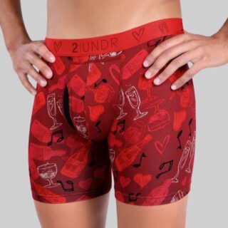 2UNDR Swing Shift Boxer Gr. M Rot Herren