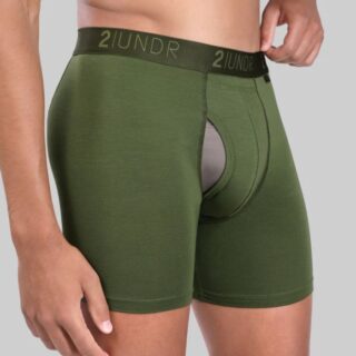 2UNDR Swing Shift Boxer Gr. S Grün Herren