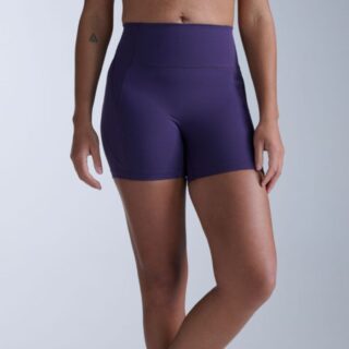 2XU Flex Hi-Rise Compression 4 Inch Shorts Gr. L Lila Damen