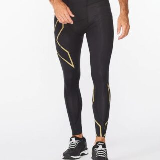2XU Light Speed Kompressionstights Herren S - Schwarz, ideal für Lauftraining & Sport