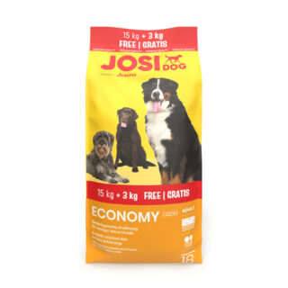 3 kg gratis! 18 kg JosiDog Economy - Adult