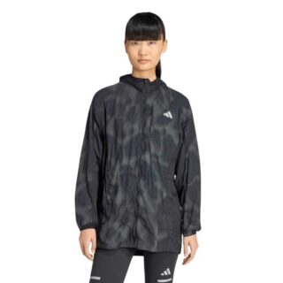 adidas Adi365 Hi Vis All Over Print Jacket Gr. L Schwarz Damen