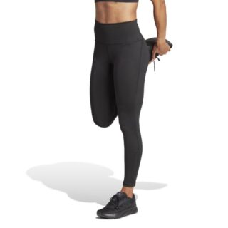adidas Adizero E 1/1 Damen-Langtight Größe L - Schwarz, ideal für Lauftraining