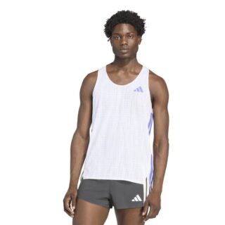 adidas Adizero Singlet Gr. XL Weiß Herren