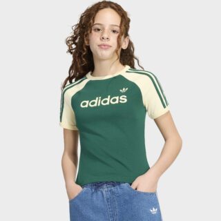 adidas Originals T-Shirt "3S SL TEE" für Kinder, Basic-Design, aus Baumwolle und Elasthan