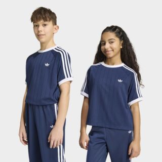 adidas Originals T-Shirt ", LOCKER GESCHNITTEN, NADELSTREIFEN" für Kinder, mit Rundhalsausschnitt, ohne Verschluss, sportlicher Stil