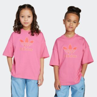 adidas Originals T-Shirt "TREFOIL KIDS" lockere Passform, für Kinder, aus Baumwolle, mit Single Jersey