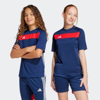 adidas Performance Fußballtrikot "TIRO 25 ESSENTIALS KIDS TRIKOT" Kinder Fußballtrikot, mit Rundhalsausschnitt, ohne Verschluss