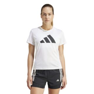 adidas Run It Damen Lauf-T-Shirt Gr. L Weiß atmungsaktiv, bequem & leistungssteigernd