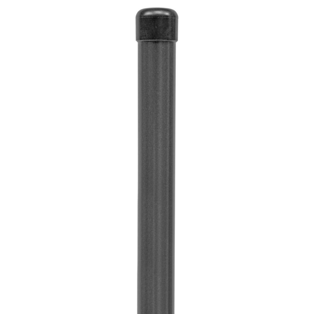 Alberts Zaunpfosten für Schweißgitterzäune grau Ø 3,4 x 122,5 cm