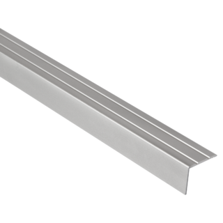 alfer Abschlussprofil 'clipstech®' Aluminium silber 1000 x 18 mm