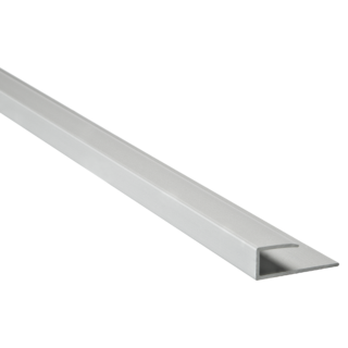 alfer Einfassprofil 'clipstech®' Aluminium silber 15 x 7 x 2000 mm