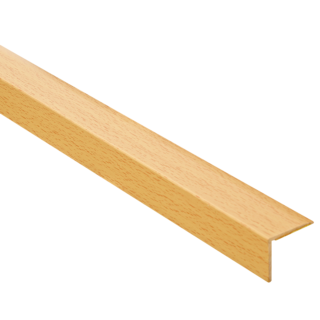 alfer PVC-Abschlussprofil 'clipstech®' buchefarben 2000 x 25 x 18 mm