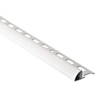 alfer PVC-Viertelkreisprofil weiß 2500 x 19,5 mm