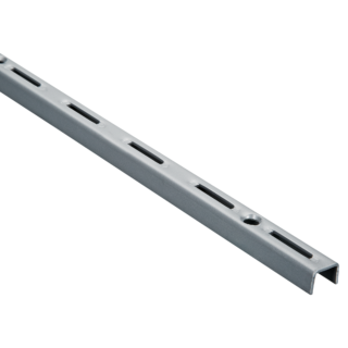 alfer Single-Wandschiene, silbern, 50 cm