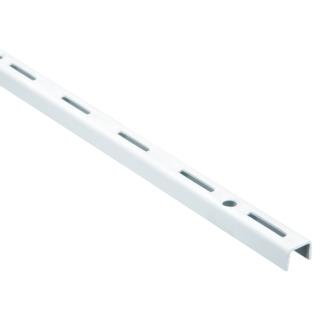 alfer Single-Wandschiene, weiß, 200 cm