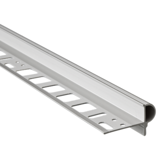 alfer Treppenkanten-Profil 'Florentiner' Aluminium silbern 10 x 2500 mm