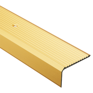 alfer Treppenprofil Aluminium messingfarben, Breite 19 mm