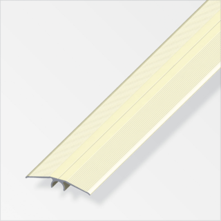 alfer Übergangsprofil 'clipstech®' Aluminium champagner 2000 x 46 mm