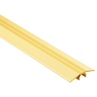 alfer Übergangsprofil 'clipstech®' Aluminium messingfarben 2000 x 33 mm