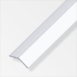 alfer Übergangsprofil 'Dekor' silberfarben 2000 x 8 mm