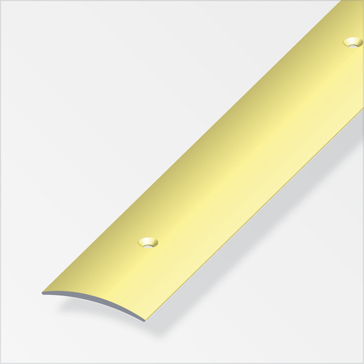 alfer Übergangsprofil messing eloxiert, gelocht 2000 x 40 x 5 mm