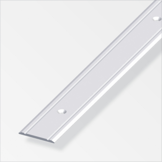 alfer Übergangsprofil silber eloxiert, gelocht 2000 x 30 x 22 mm