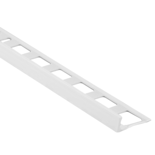 alfer Winkelprofil PVC brillantweiß 8 x 21 x 2500 mm