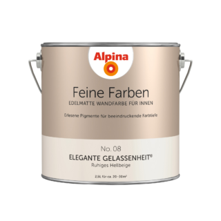 Alpina Feine Farben 'Elegante Gelassenheit' hellbeige matt 2,5 l