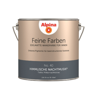 Alpina Feine Farben 'Himmlische Nachtmusik' mitternachtsblau seidenmatt 2,5 l