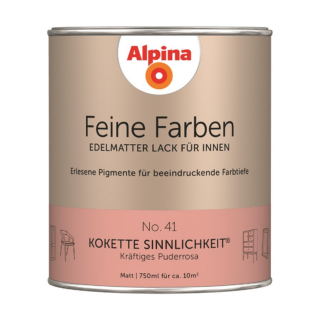 Alpina Feine Farben 'Kokette Sinnlichkeit' rosa matt 750 ml