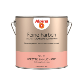 Alpina Feine Farben 'Kokette Sinnlichkeit' rosa seidenmatt 2,5 l