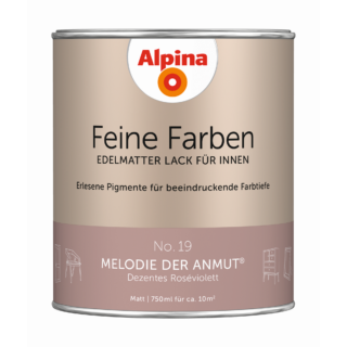 Alpina Feine Farben 'Melodie der Anmut' altrosa matt 750 ml