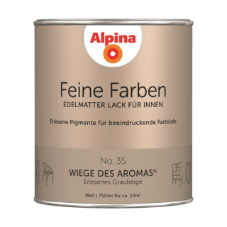 Alpina Feine Farben 'Wiege des Aromas' graubeige matt 750 ml