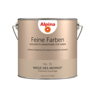 Alpina Feine Farben 'Wiege des Aromas' graubeige seidenmatt 2,5 l