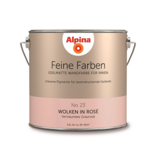 Alpina Feine Farben 'Wolken in Rosé' hellrosa matt 2,5 l
