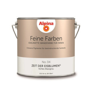 Alpina Feine Farben 'Zeit der Eisblumen' zartgrau matt 2,5 l