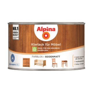Alpina Klarlack transparent seidenmatt 300 ml