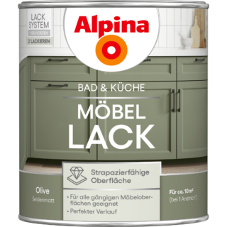 Alpina Möbellack Olive seidenmatt 750 ml