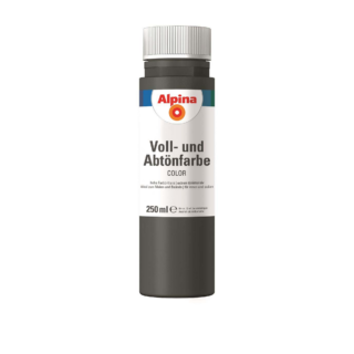 Alpina Voll- und Abtönfarbe 'Dark Grey' dunkelgrau 250 ml