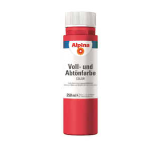 Alpina Voll- und Abtönfarbe 'Fire Red' feuerrot 250 ml