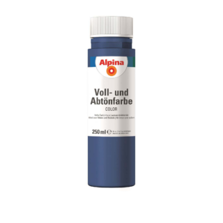 Alpina Voll- und Abtönfarbe 'Mystery Blue' dunkelblau 250 ml